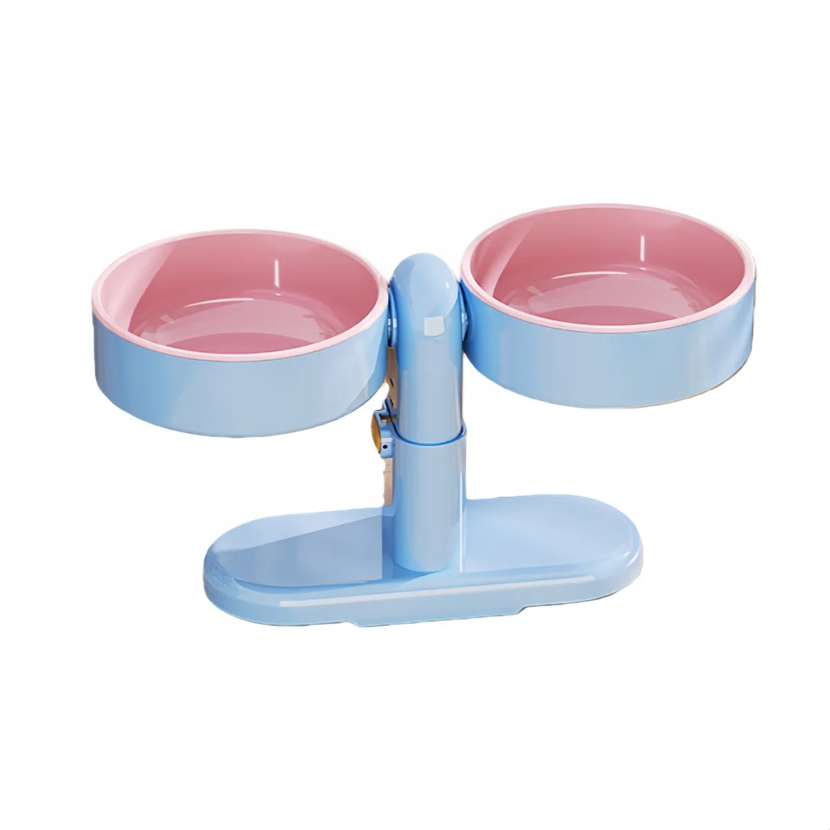 Double Gamelle Surélevée & Rotative 360° pour Chat – Écuelles Ergonomiques avec Ventouse Anti-Glisse