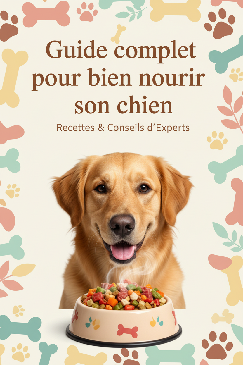 Couverture ebook guide nutrition chien