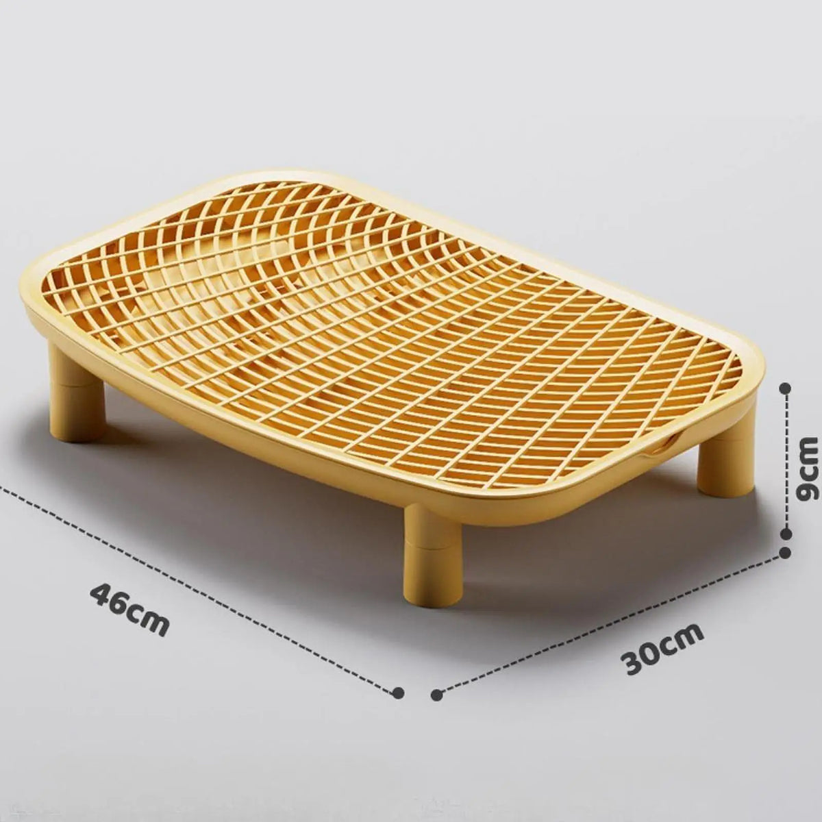 Rampe Récupératrice de Litière pour Chat – Marchepied avec Tamis Filtrant Anti-Projections (46 × 30 cm)