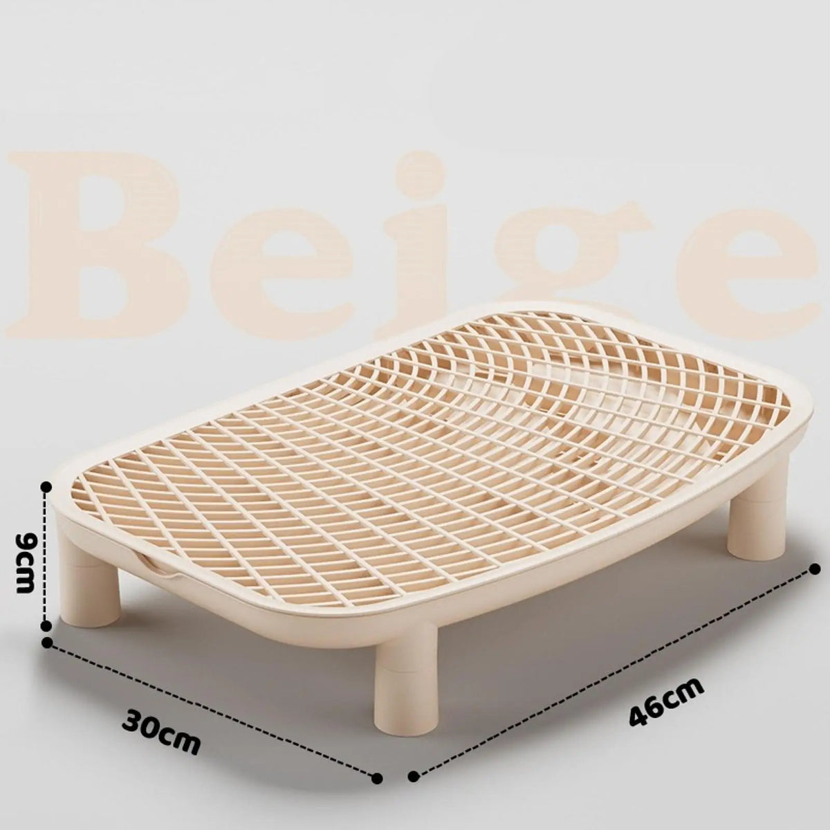 Rampe Récupératrice de Litière pour Chat – Marchepied avec Tamis Filtrant Anti-Projections (46 × 30 cm)