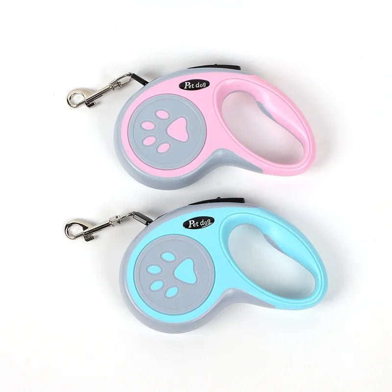 Laisse enrouleur rétractable 360° anti-nœud pour chien et chat (3m & 5m)