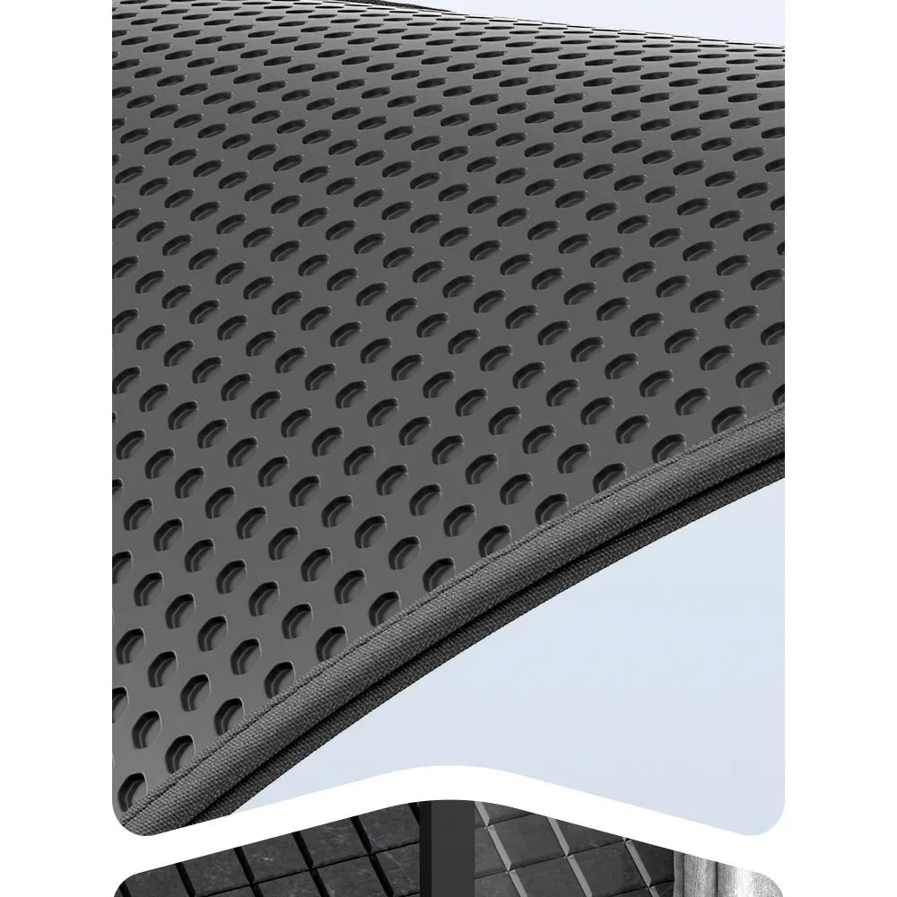 Tapis de Litière pour Chat Double Couche – Imperméable, Anti-Éparpillement & Facile à Nettoyer