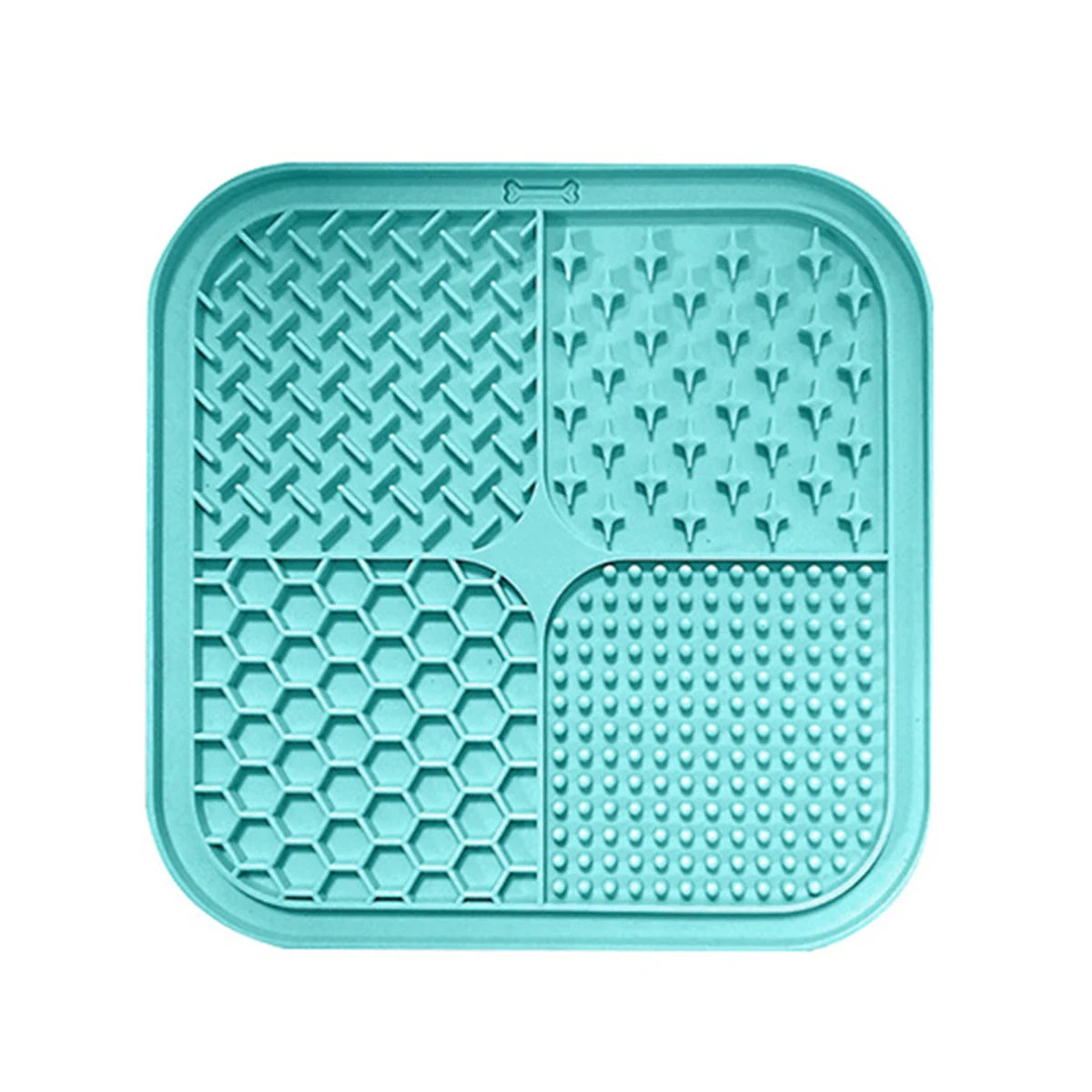 Tapis de Léchage en Silicone pour Chien & Chat – Plateau Anti-Glouton Apaisant Multi-Textures avec Ventouses
