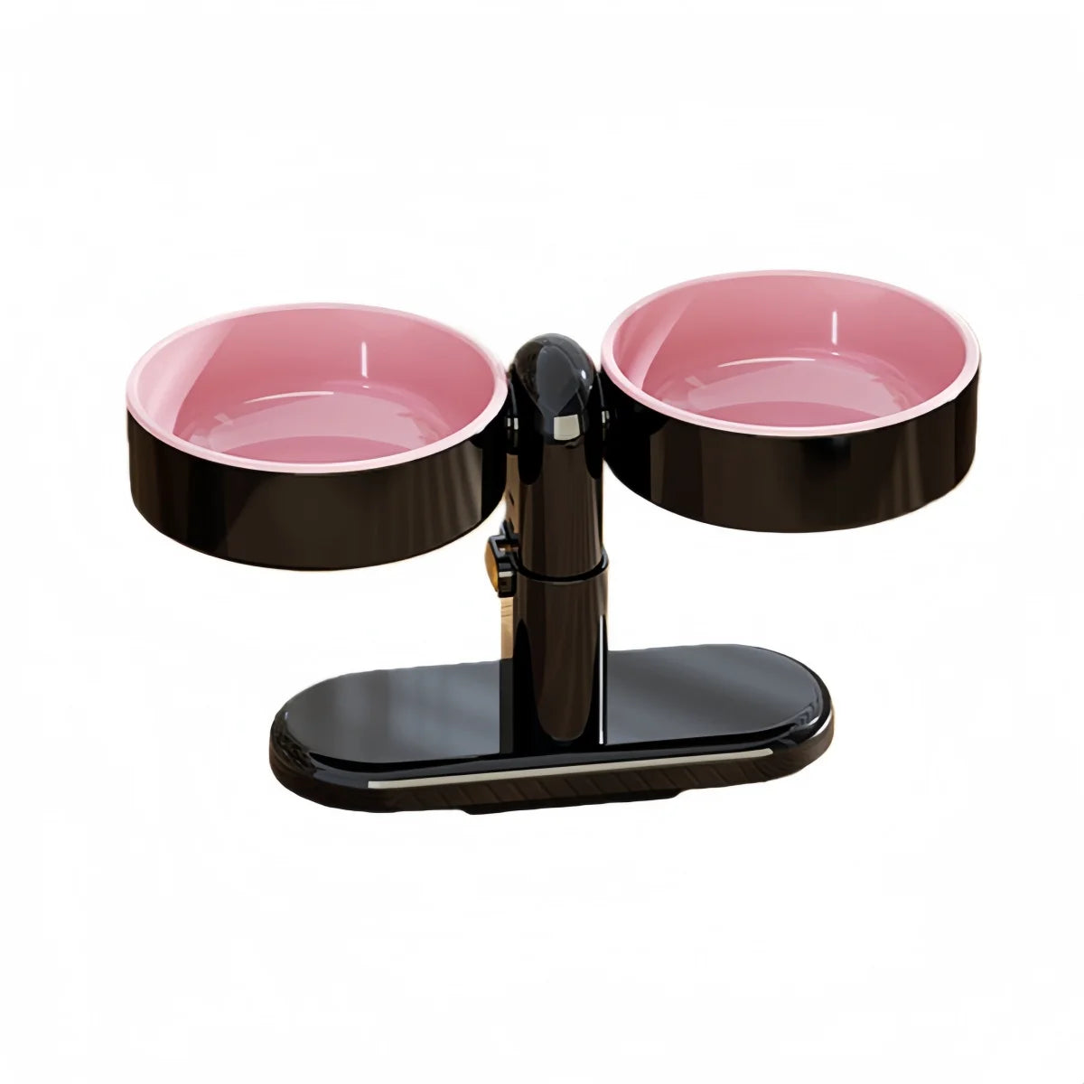 Double Gamelle Surélevée & Rotative 360° pour Chat – Écuelles Ergonomiques avec Ventouse Anti-Glisse