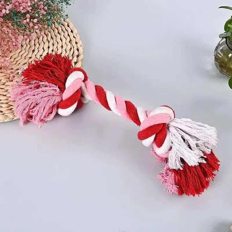 Corde à Nœuds Résistante pour Chien & Chiot – Jouet de Mastication & Soin Dentaire