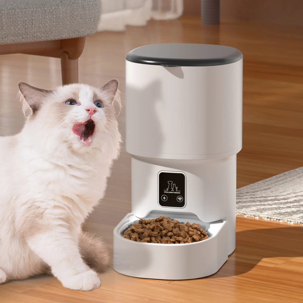 Distributeur Automatique de Croquettes pour Chat & Chien – Programmable & Connecté Wi-Fi