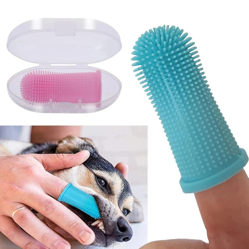 Doigtier Brosse à Dents en Silicone Souple pour Chien & Chat – Hygiène Bucco-Dentaire & Anti-Tartre