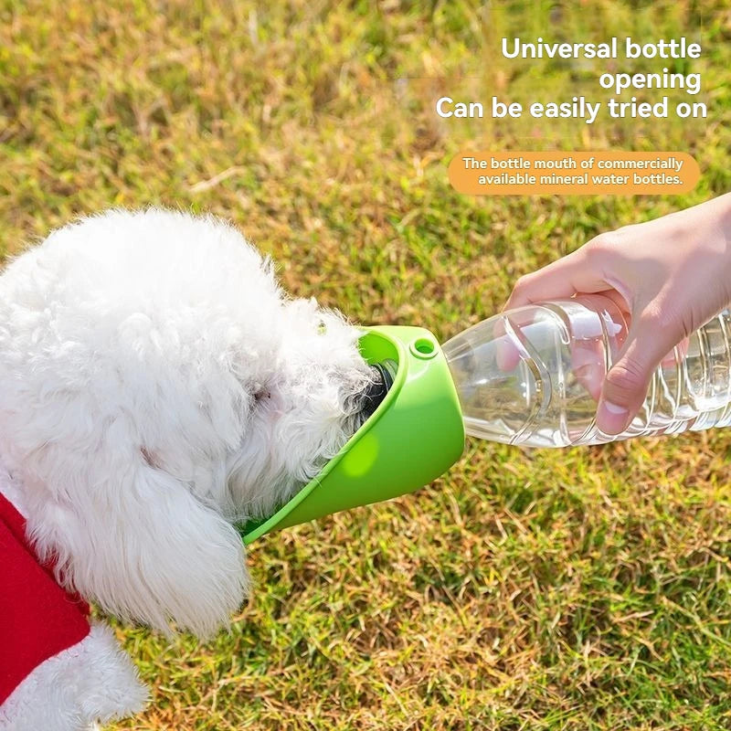Gourde de Voyage Pliable en Silicone pour Chien – Écuelle & Distributeur d'Eau Nomade