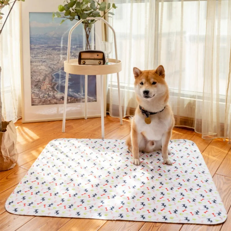 Tapis Absorbant & Imperméable pour Chien et Chat – Alèse Lavable Réutilisable & Antidérapante (XS à L)
