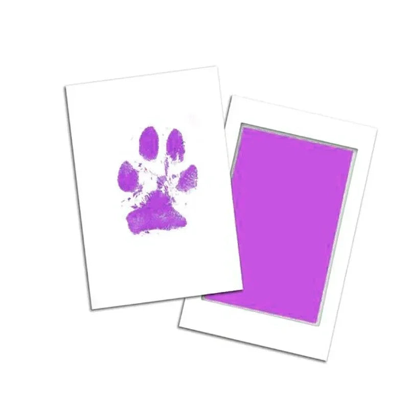 Tampon Encreur Empreinte Chien & Chat Sans Contact – Kit Souvenir Propre & Non Toxique