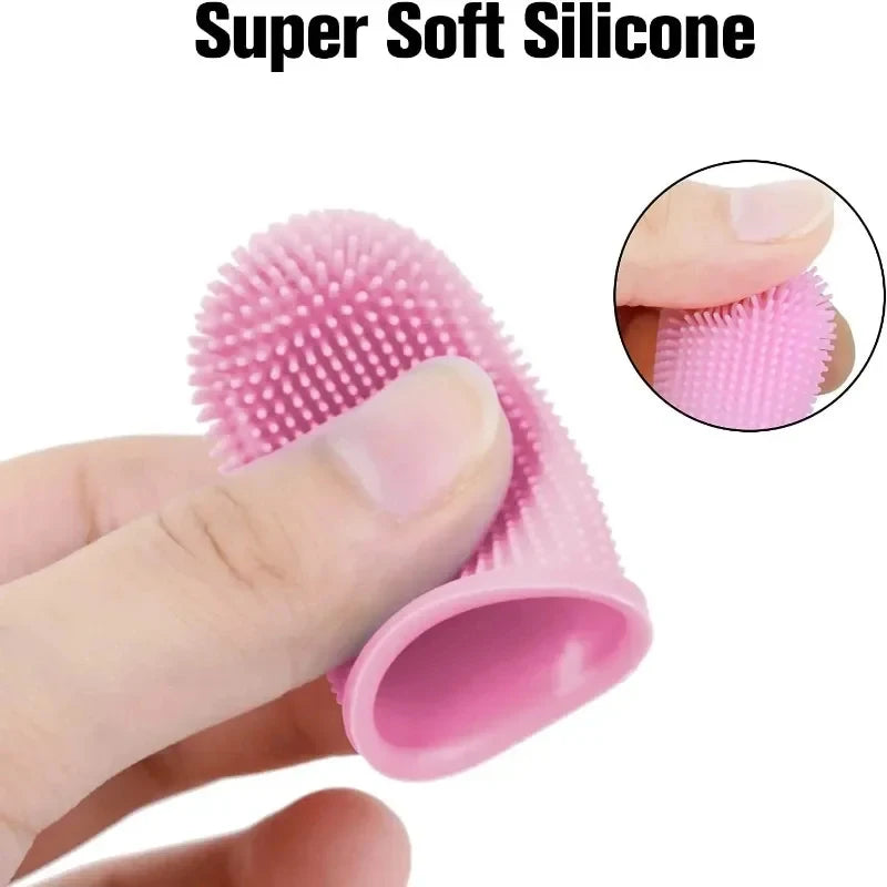 Doigtier Brosse à Dents en Silicone Souple pour Chien & Chat – Hygiène Bucco-Dentaire & Anti-Tartre