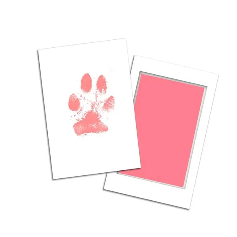 Tampon Encreur Empreinte Chien & Chat Sans Contact – Kit Souvenir Propre & Non Toxique