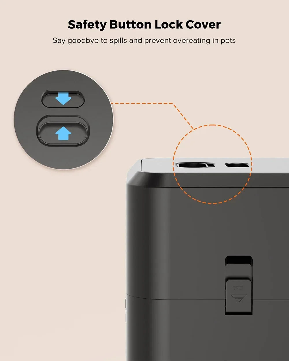 Distributeur Automatique de Croquettes avec Bol Anti-Glouton – Programmable & Connecté Wi-Fi pour Chien & Chat