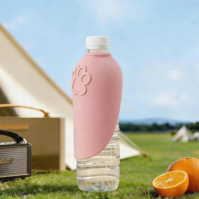 Gourde de Voyage Pliable en Silicone pour Chien – Écuelle & Distributeur d'Eau Nomade