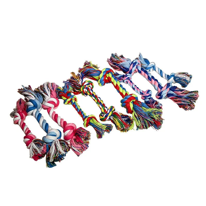 Corde à Nœuds Résistante pour Chien & Chiot – Jouet de Mastication & Soin Dentaire