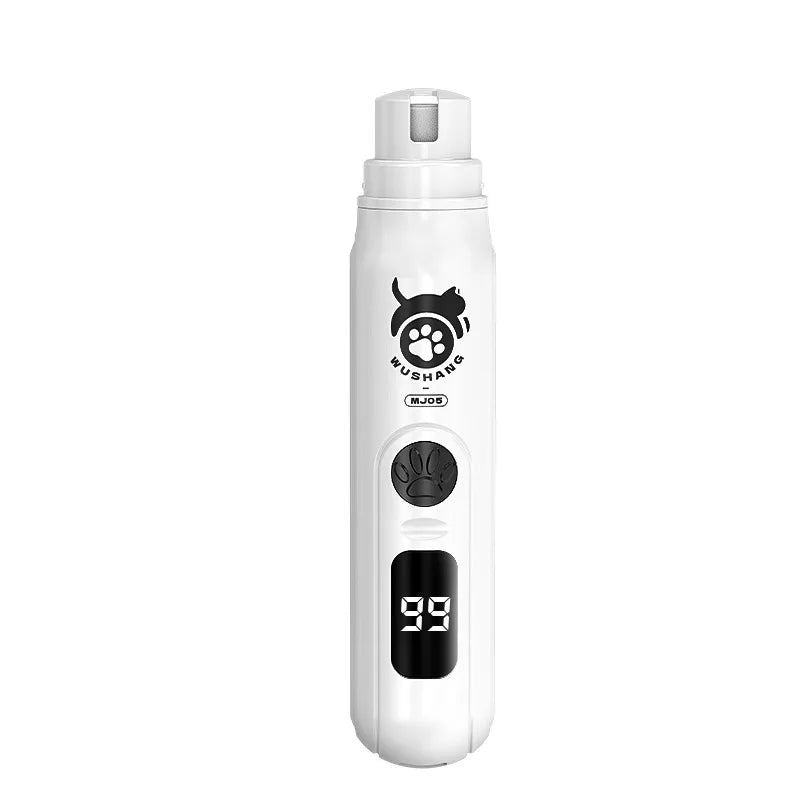 Lime à Ongles Électrique Silencieuse pour Chien & Chat – 3 Vitesses & Écran Numérique (Rechargeable USB-C)