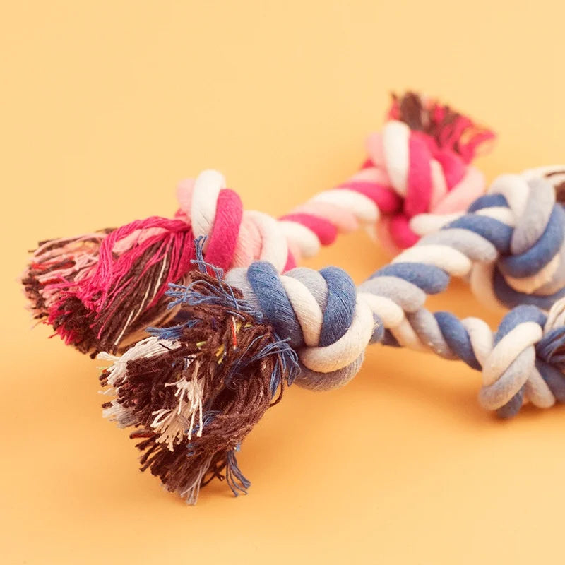 Corde à Nœuds Résistante pour Chien & Chiot – Jouet de Mastication & Soin Dentaire