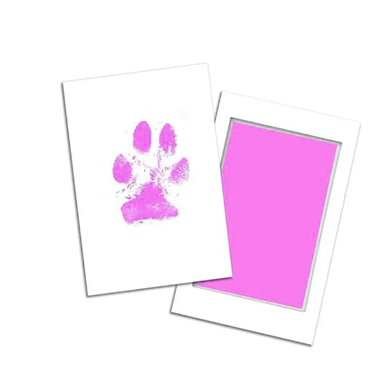 Tampon Encreur Empreinte Chien & Chat Sans Contact – Kit Souvenir Propre & Non Toxique