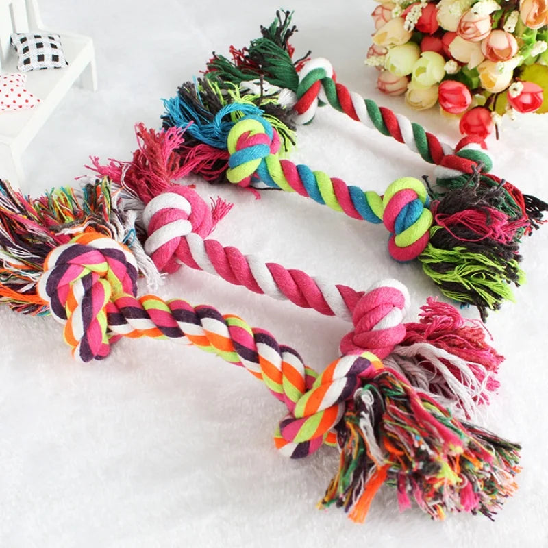 Corde à Nœuds Résistante pour Chien & Chiot – Jouet de Mastication & Soin Dentaire