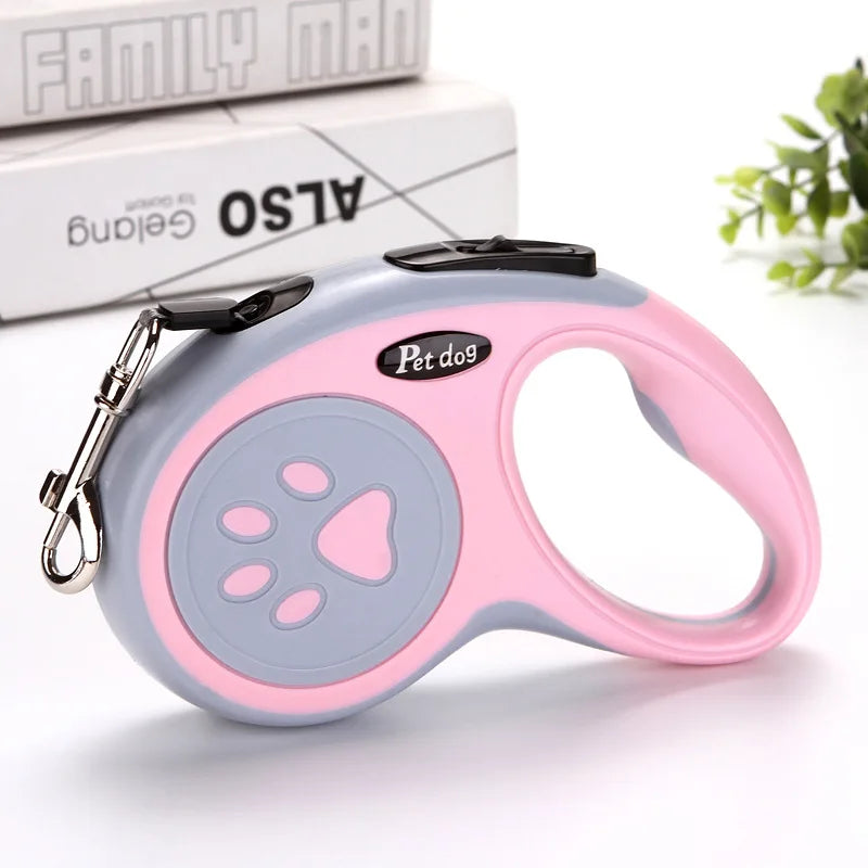 Laisse enrouleur rétractable 360° anti-nœud pour chien et chat (3m & 5m)