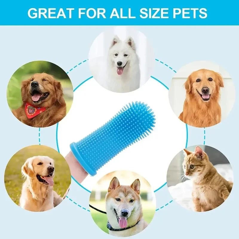 Doigtier Brosse à Dents en Silicone Souple pour Chien & Chat – Hygiène Bucco-Dentaire & Anti-Tartre