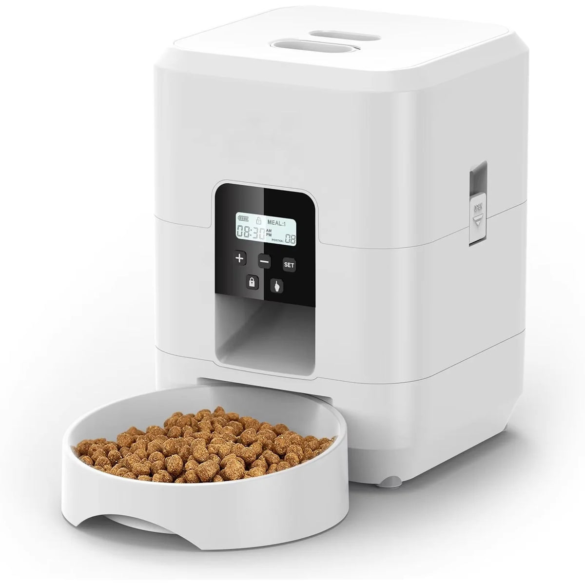 Distributeur Automatique de Croquettes avec Bol Anti-Glouton – Programmable & Connecté Wi-Fi pour Chien & Chat