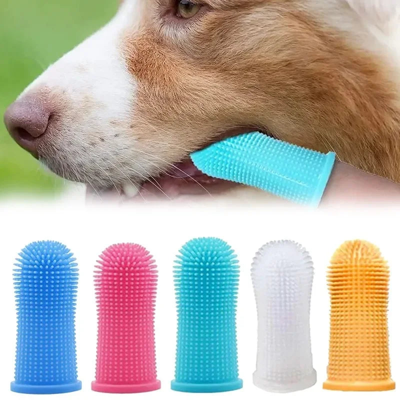 Doigtier Brosse à Dents en Silicone Souple pour Chien & Chat – Hygiène Bucco-Dentaire & Anti-Tartre