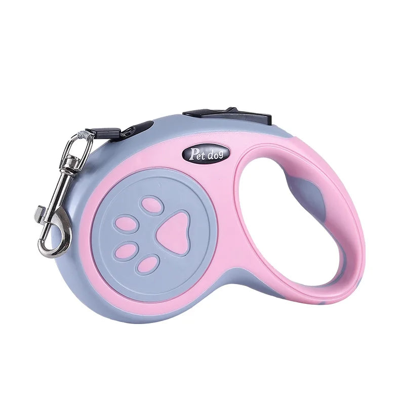 Laisse enrouleur rétractable 360° anti-nœud pour chien et chat (3m & 5m)