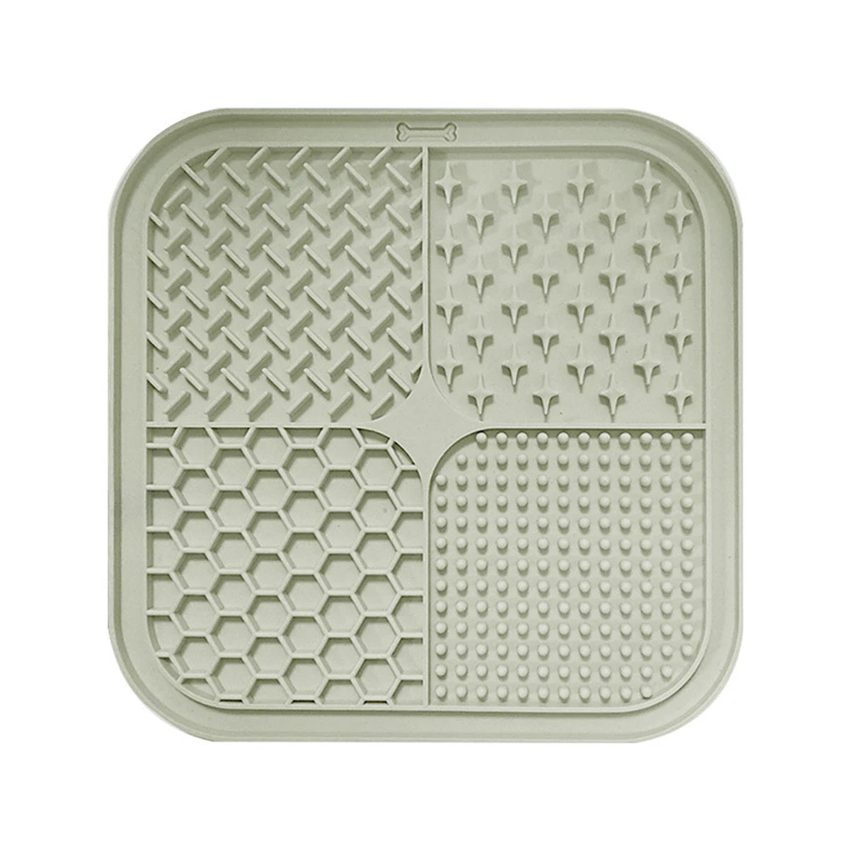Tapis de Léchage en Silicone pour Chien & Chat – Plateau Anti-Glouton Apaisant Multi-Textures avec Ventouses