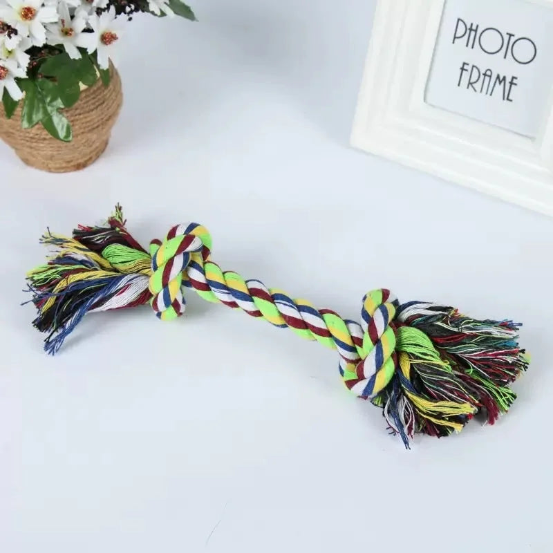 Corde à Nœuds Résistante pour Chien & Chiot – Jouet de Mastication & Soin Dentaire